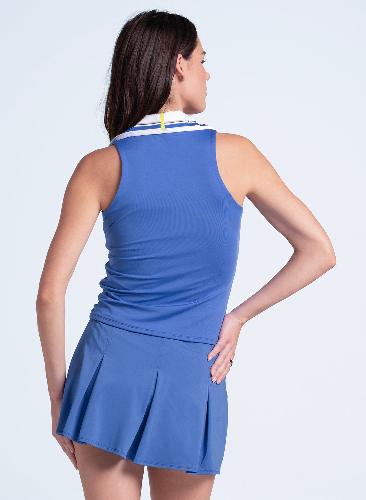 Lucky In Love Stripe Out Loud Polo Tank
