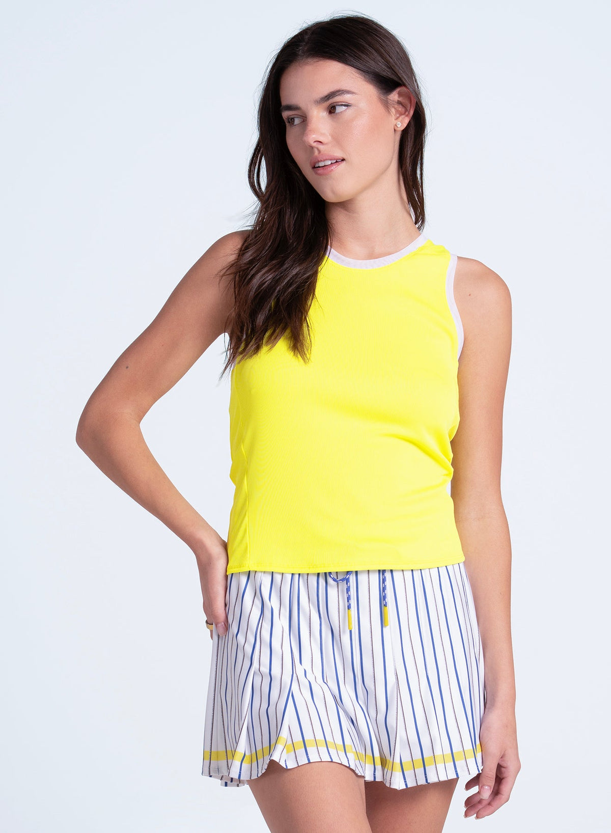 Lucky In Love Airplay Rib Tank