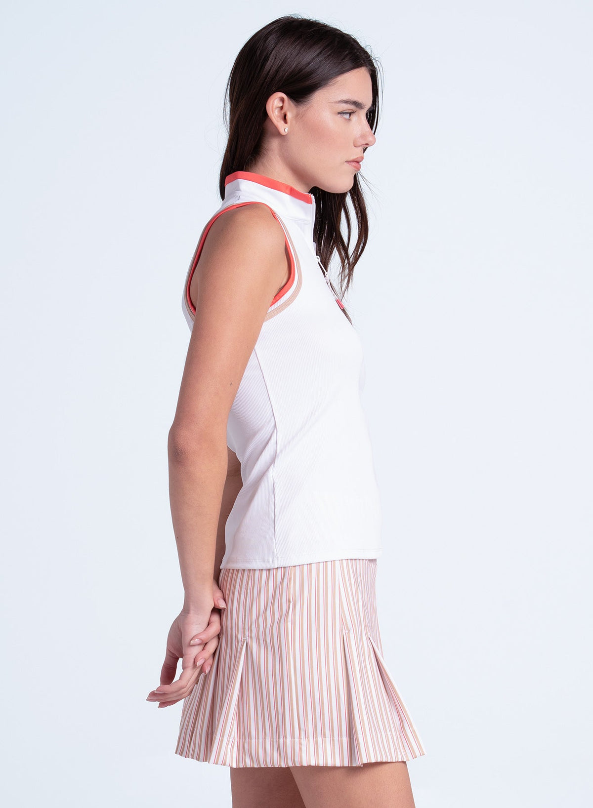 Lucky In Love Double Classic Mock Neck Tank