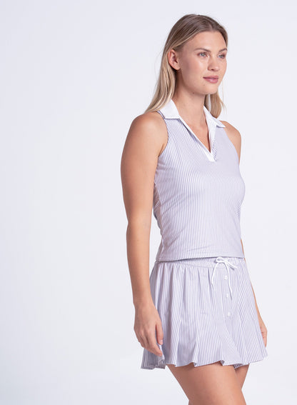 Lucky In Love Cloud Nine Pleat Tank - Online Exclusive
