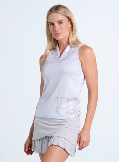 Lucky In Love Woven Stroke Tank