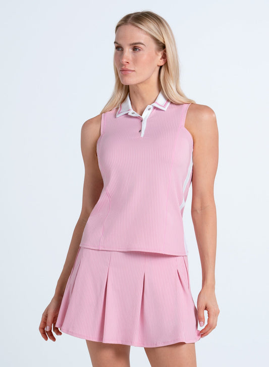 Lucky In Love Tee Time Polo Tank