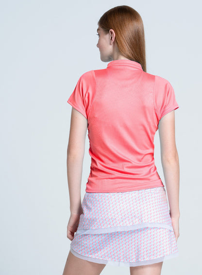 Lucky In Love Ruche Short Sleeve