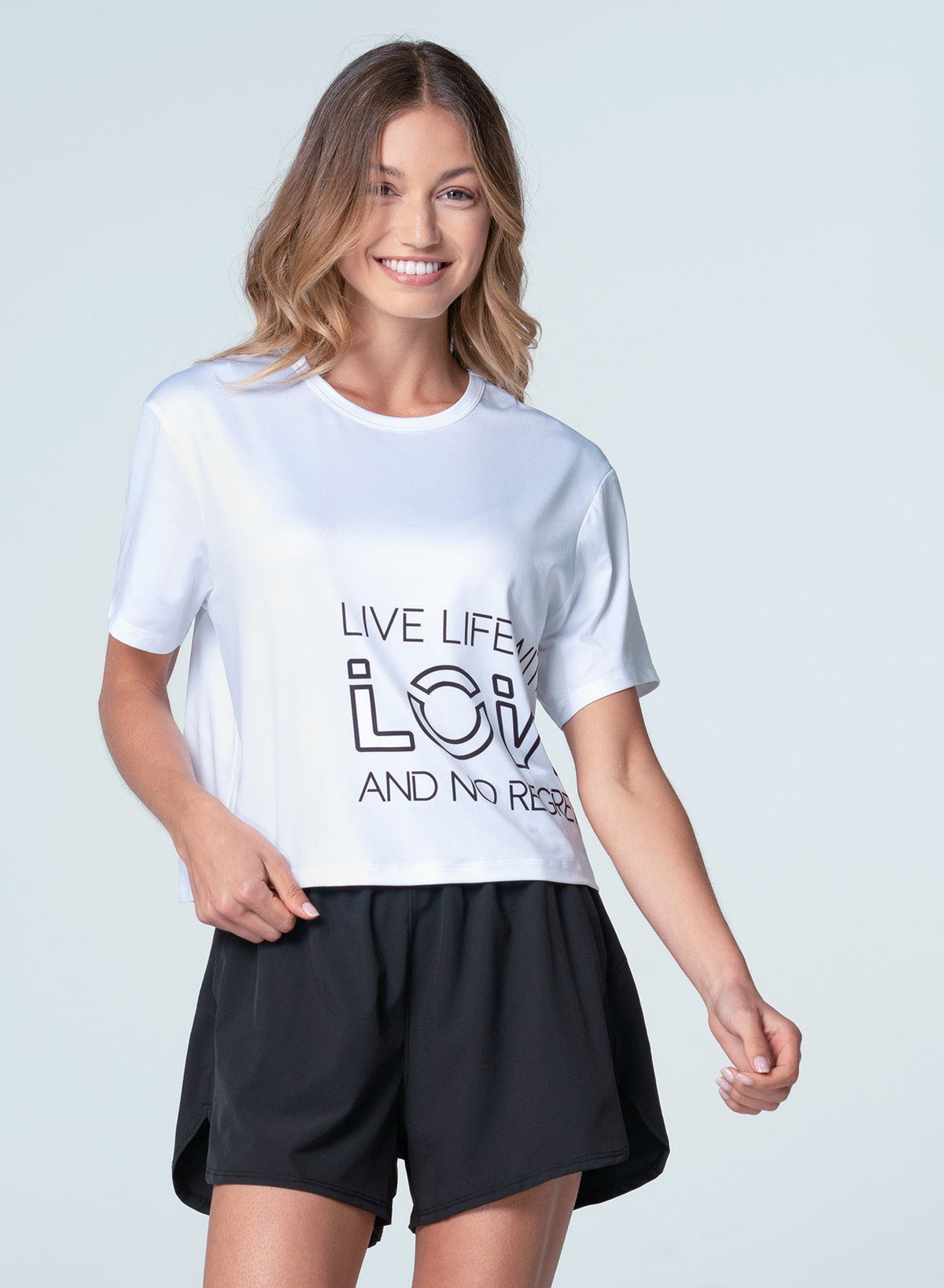 Lucky In Love Live Life With Love Short Sleeve