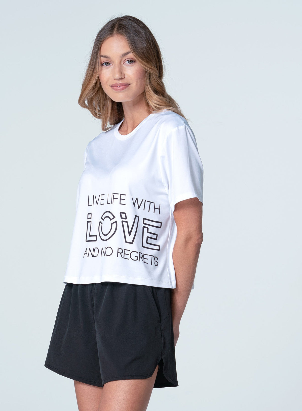 Lucky In Love Live Life With Love Short Sleeve