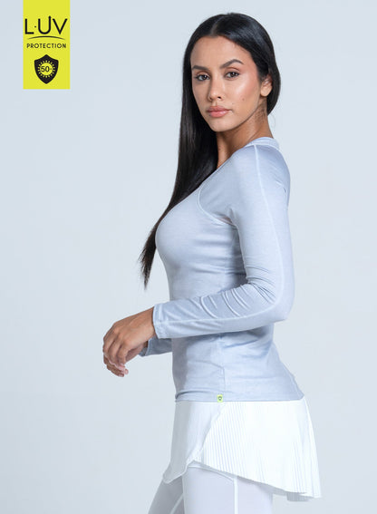 Lucky In Love Heather Breeze Long Sleeve