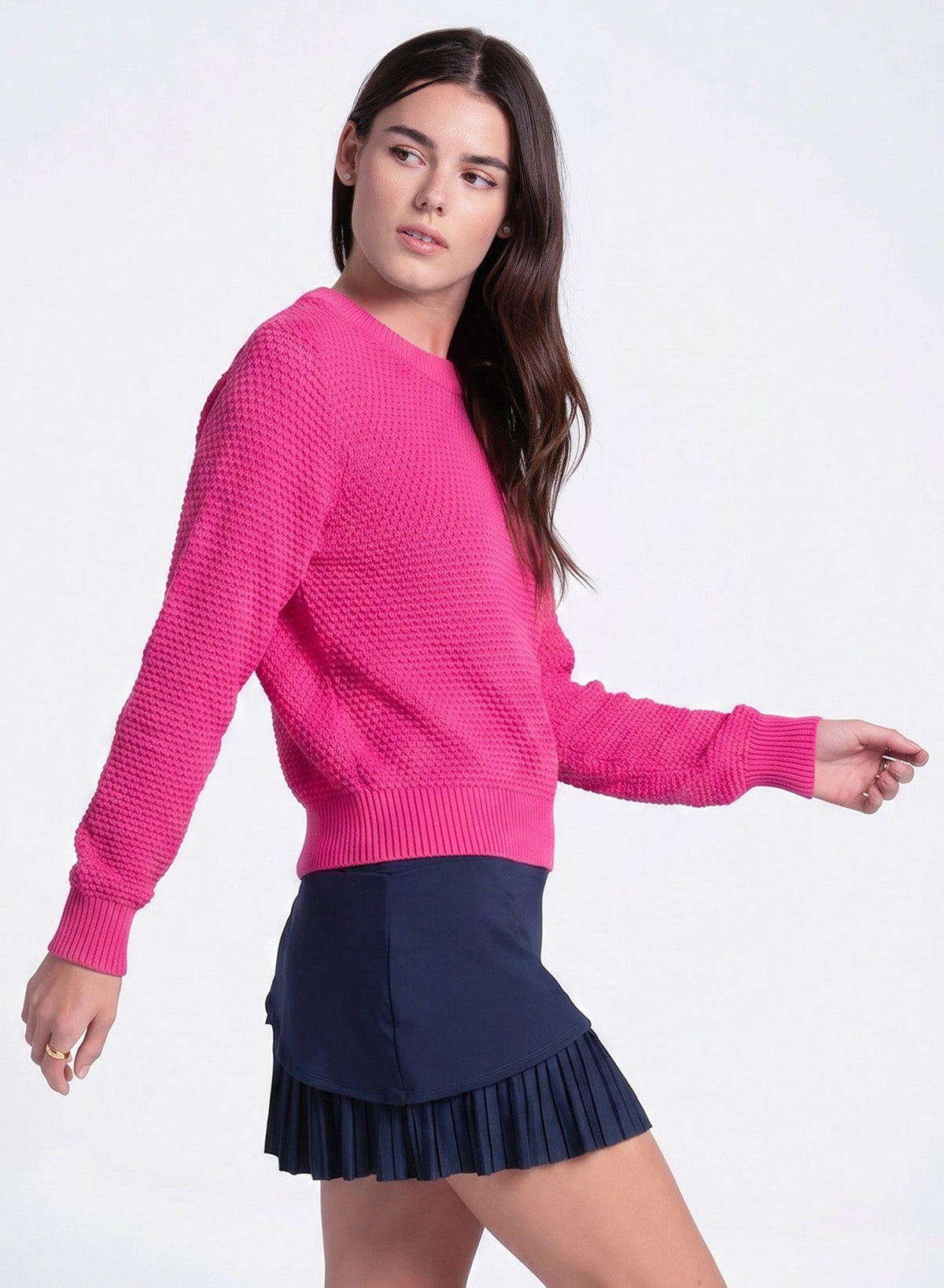 Lucky In Love Aero Pointelle Sweater