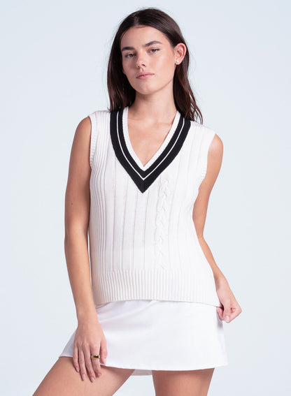 Lucky In Love Power Shot Sweater Vest