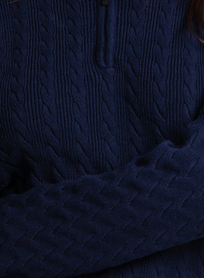 Lucky In Love Mini Cable 1/4 Zip Sweater