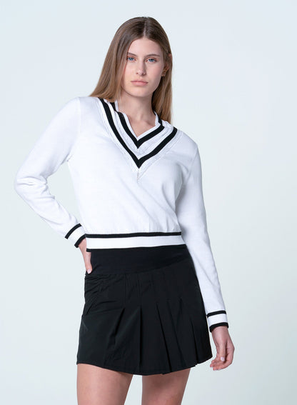 Lucky In Love Victory V-neck Sweater