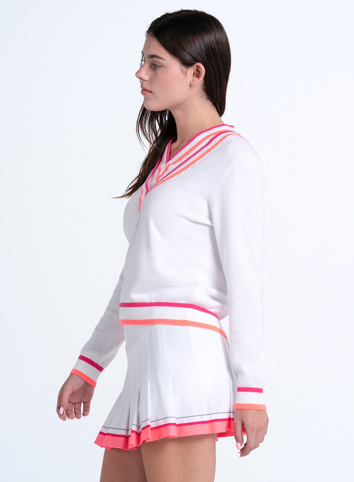 Lucky In Love Victory V-neck Sweater