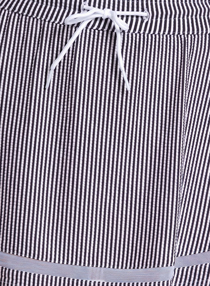 Lucky In Love High Waist Seersucker Skirt