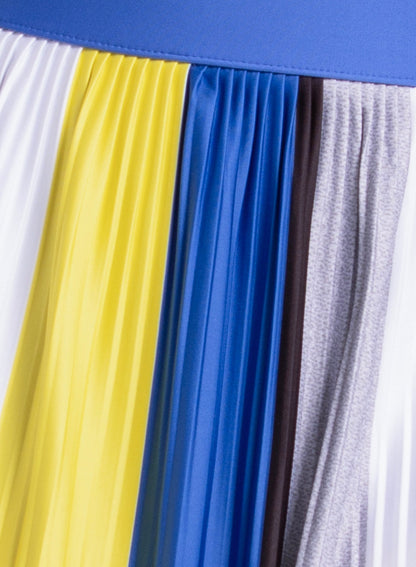 Lucky In Love Bold Statement Pleated Skirt