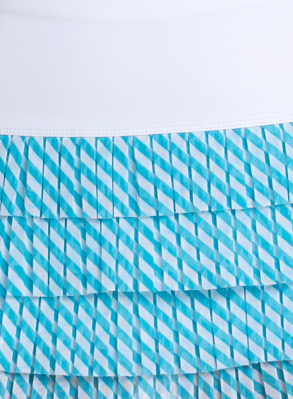 Lucky In Love Blur Motion Pleated Skirt