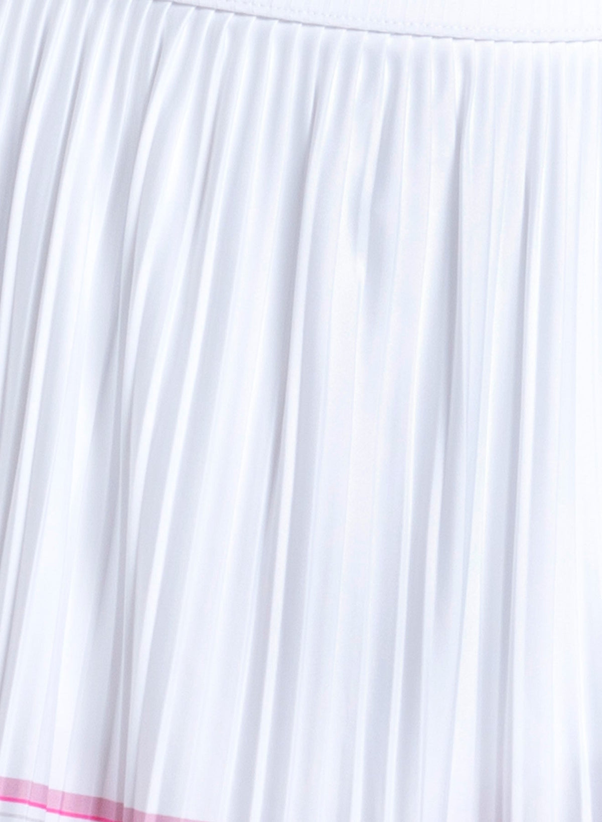 Lucky In Love Woven Strokes Pleated Skirt