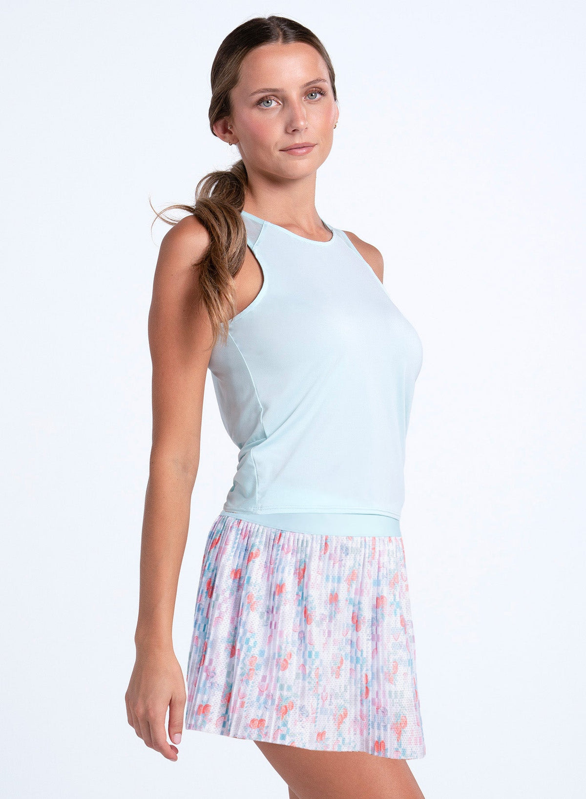 Lucky In Love Zesty Pleated Skirt