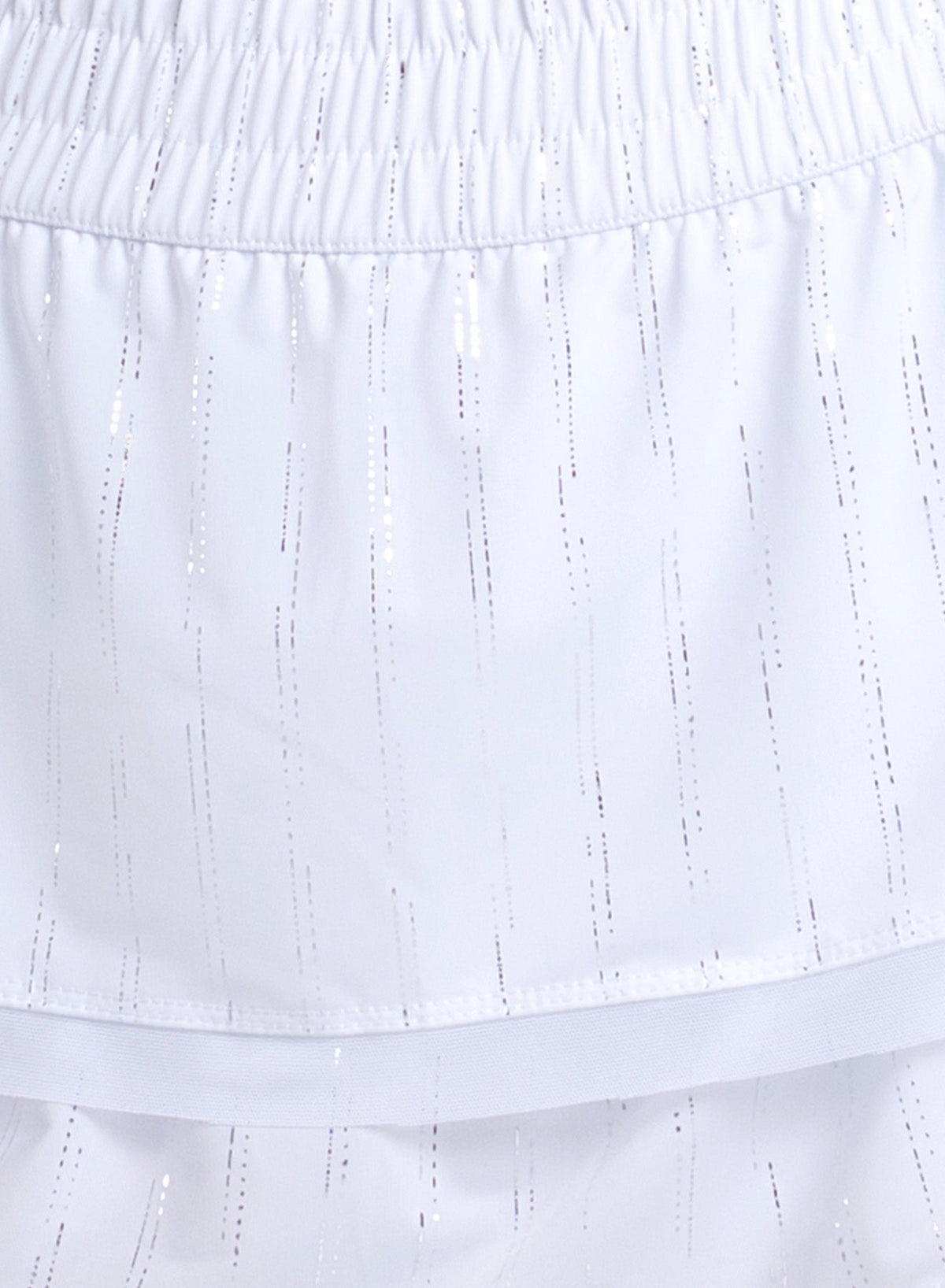Lucky In Love Distressed Pinstripe Skirt