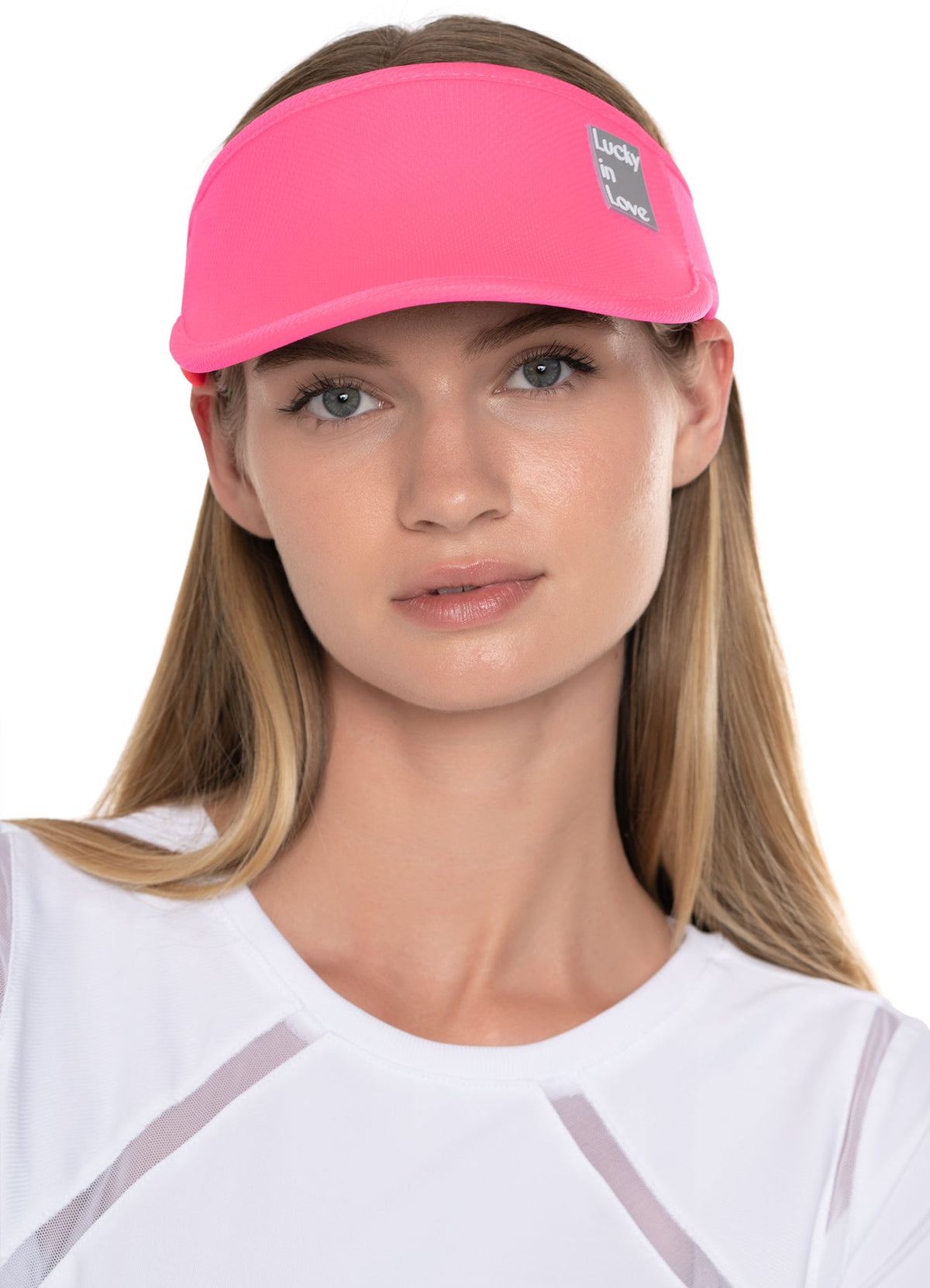 Lucky In Love Lucky Logo Stretch Visor