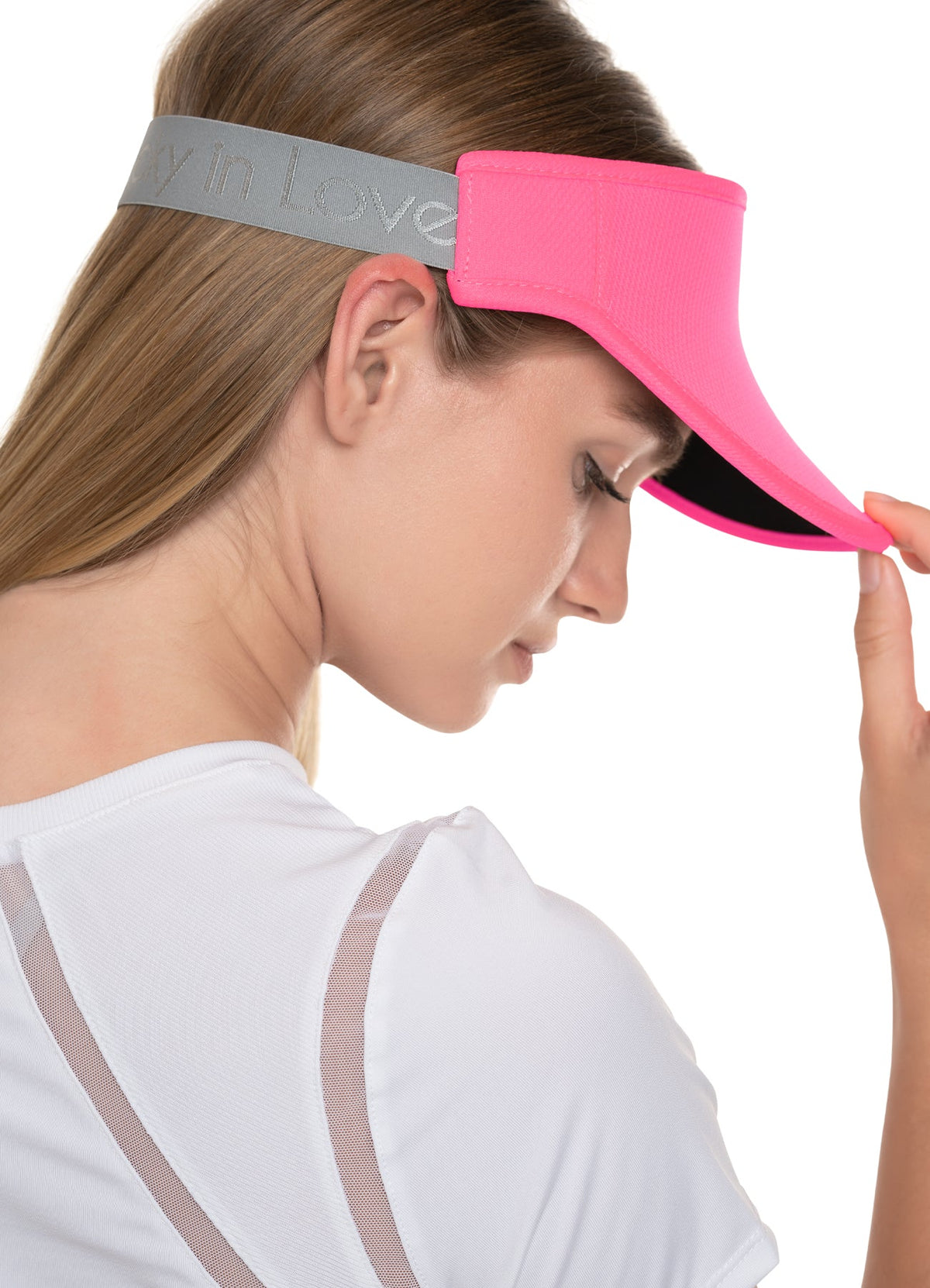 Lucky In Love Lucky Logo Stretch Visor