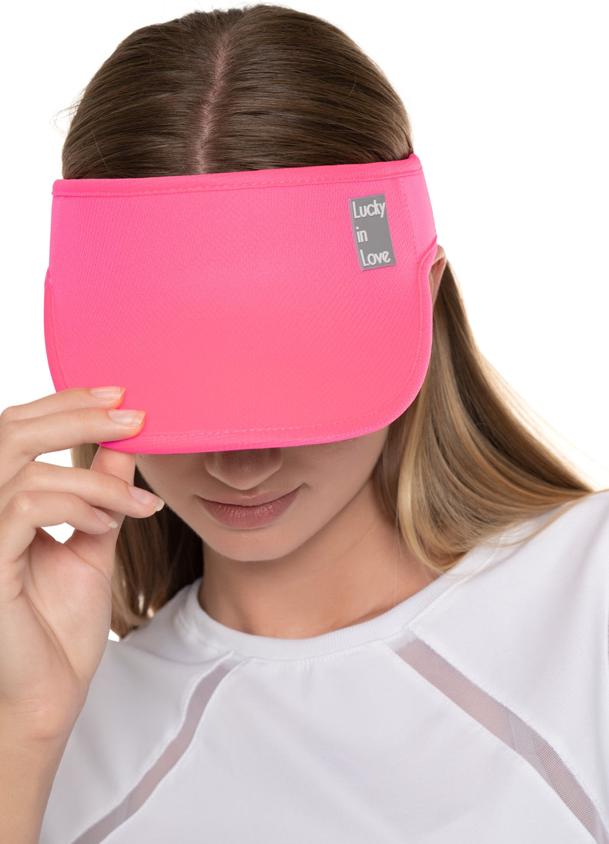 Lucky In Love Lucky Logo Stretch Visor
