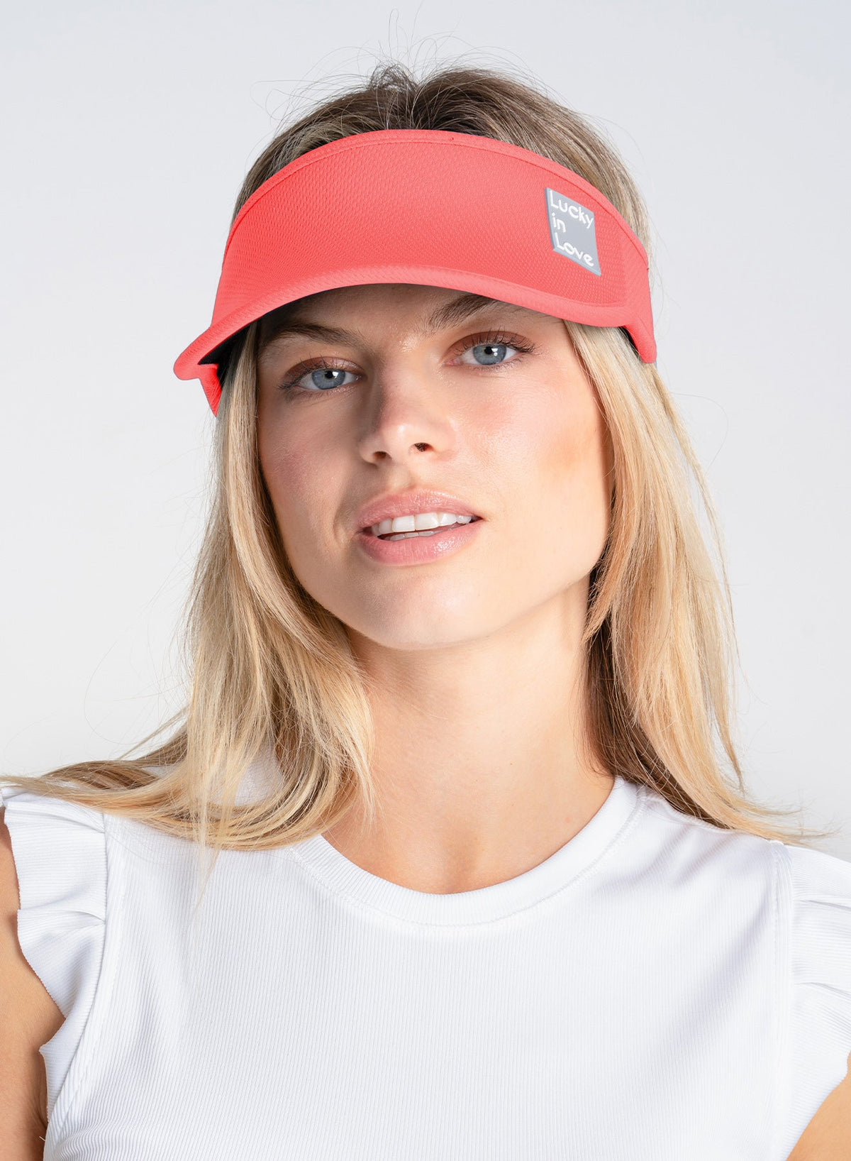 Lucky In Love Lucky Logo Strech Visor