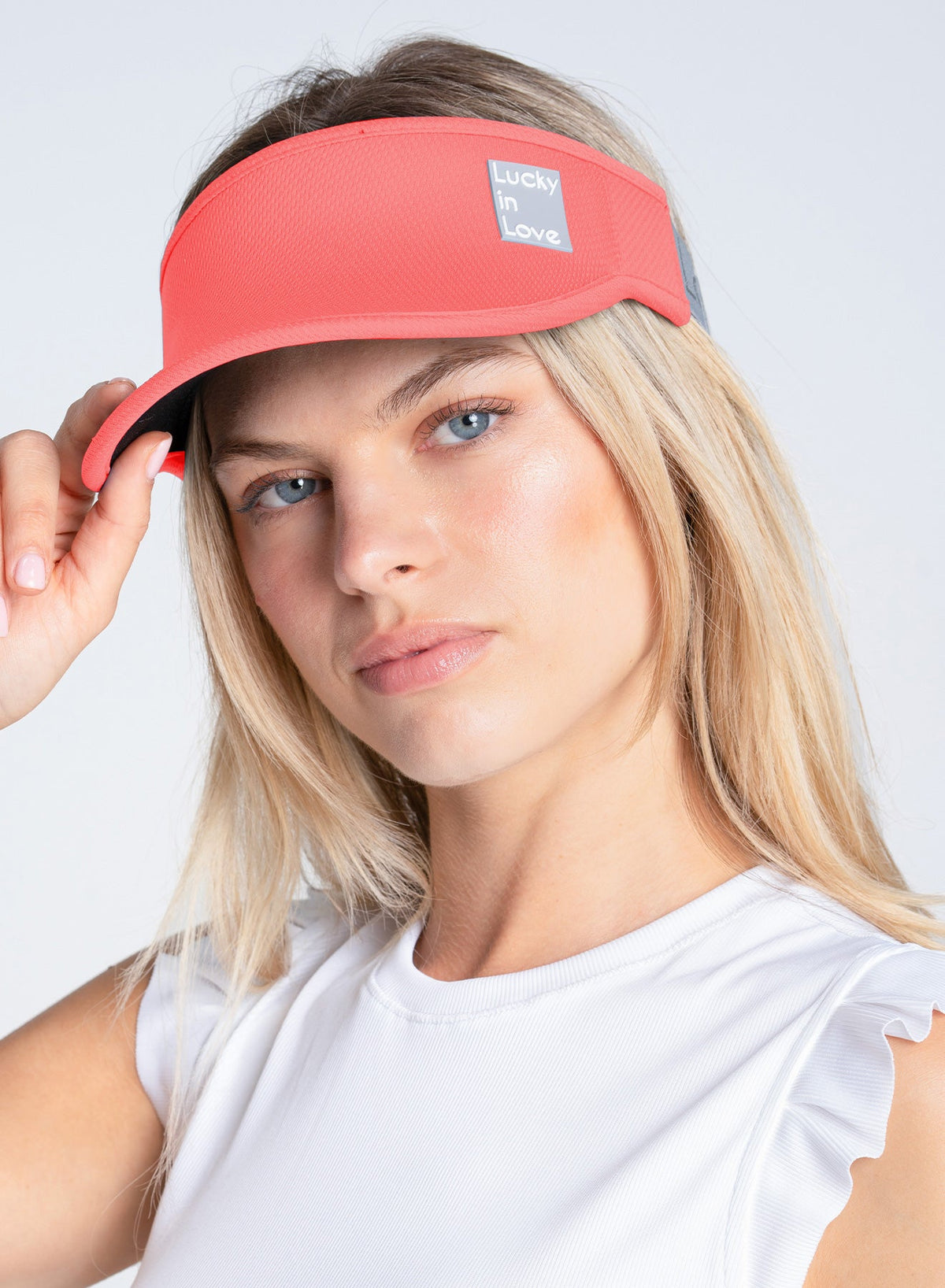 Lucky In Love Lucky Logo Strech Visor