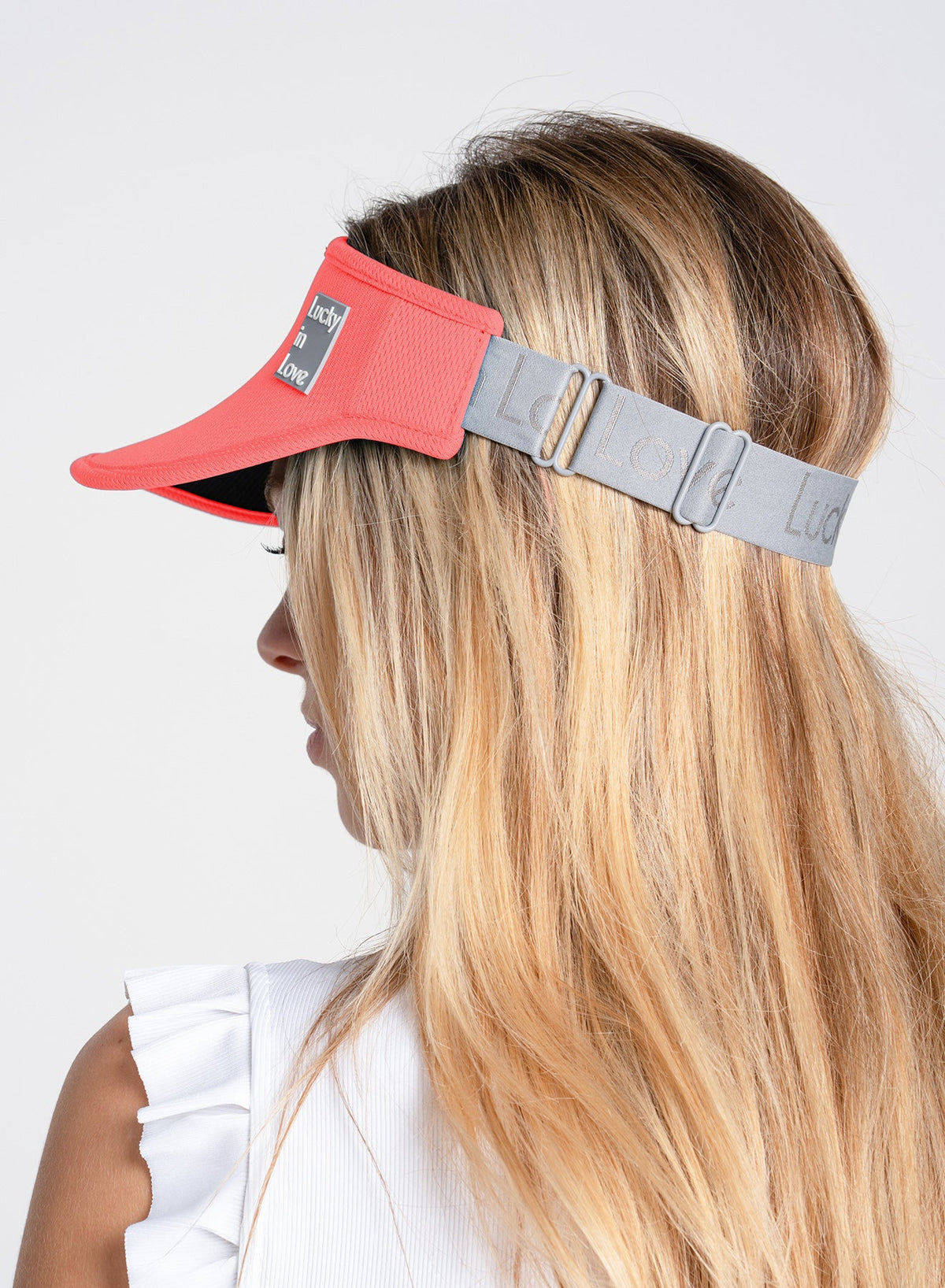 Lucky In Love Lucky Logo Strech Visor