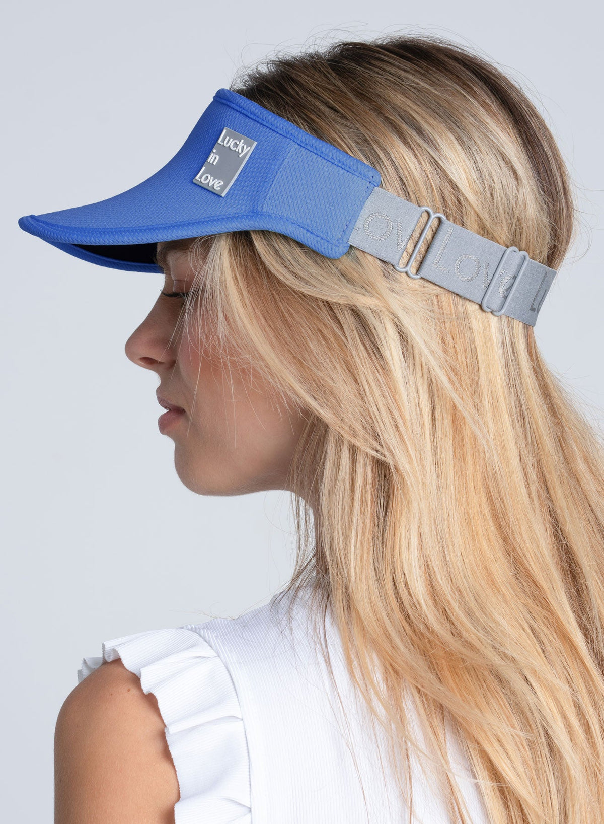 Lucky In Love Lucky Logo Strech Visor