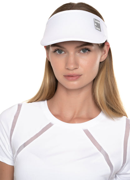 Lucky In Love Lucky Logo Stretch Visor
