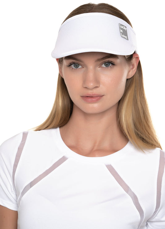 Lucky In Love Lucky Logo Stretch Visor