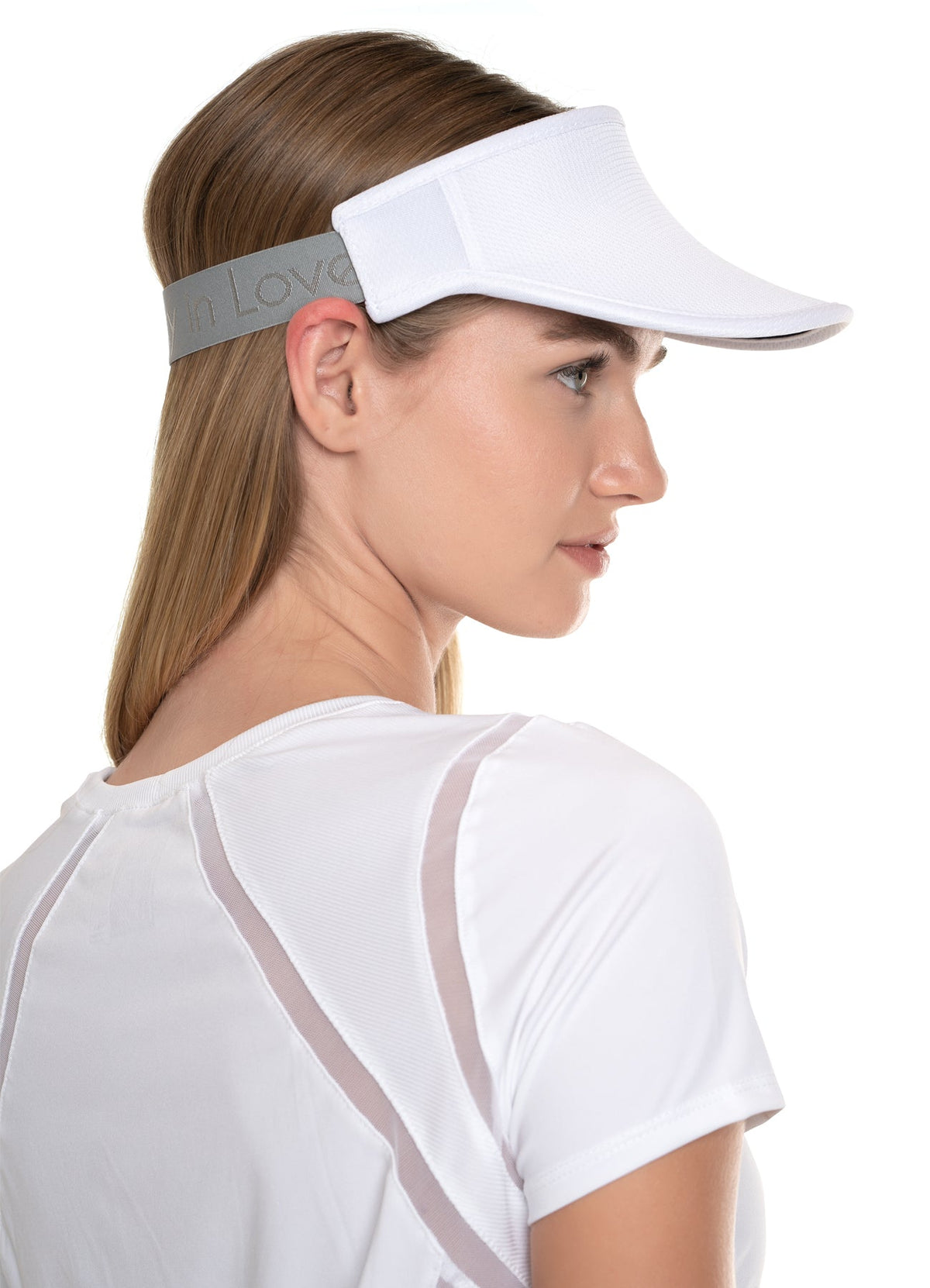 Lucky In Love Lucky Logo Stretch Visor
