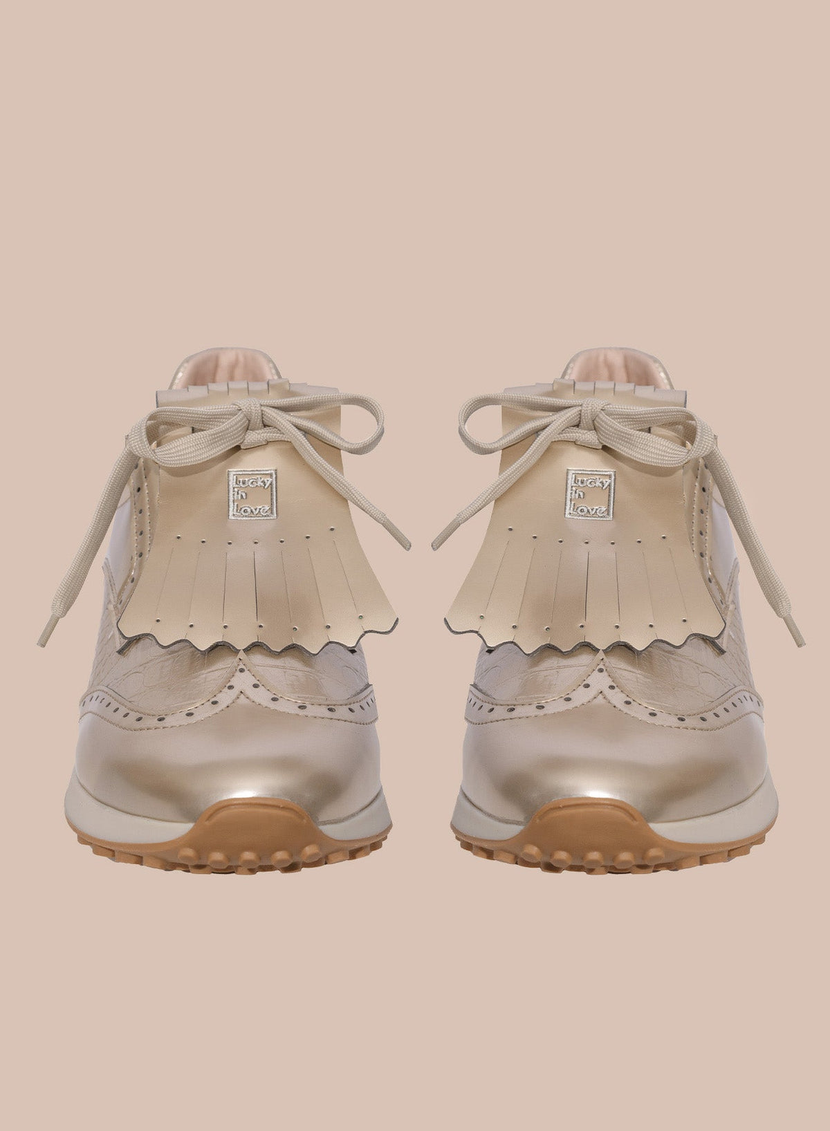 Lucky In Love Lucky X Duca Del Cosma Gold Shoe