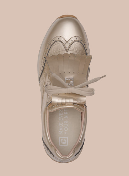 Lucky In Love Lucky X Duca Del Cosma Gold Shoe