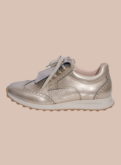 Lucky In Love Lucky X Duca Del Cosma Gold Shoe