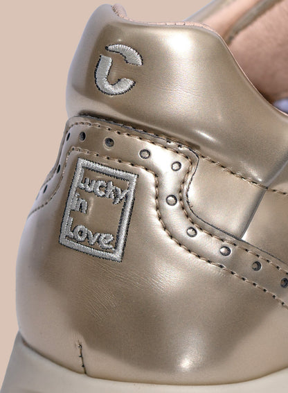 Lucky In Love Lucky X Duca Del Cosma Gold Shoe