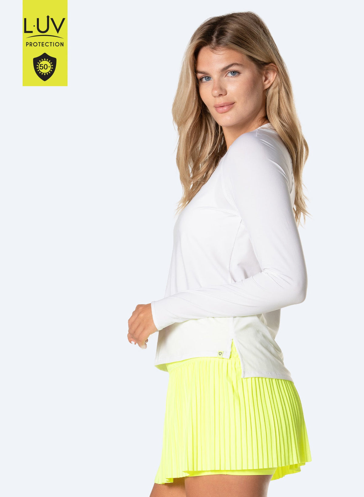 Lucky In Love High Low Breezy Long Sleeve