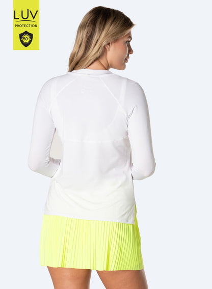 Lucky In Love High Low Breezy Long Sleeve