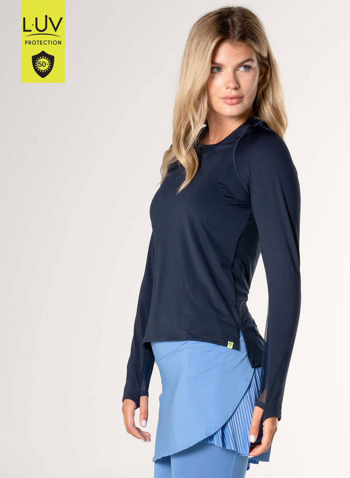 Lucky In Love High Low Breezy Long Sleeve