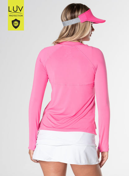 Lucky In Love High Low Breezy Long Sleeve