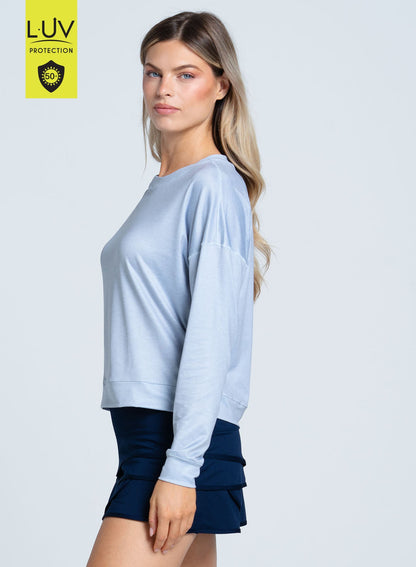 Lucky In Love Heather Hype Long Sleeve
