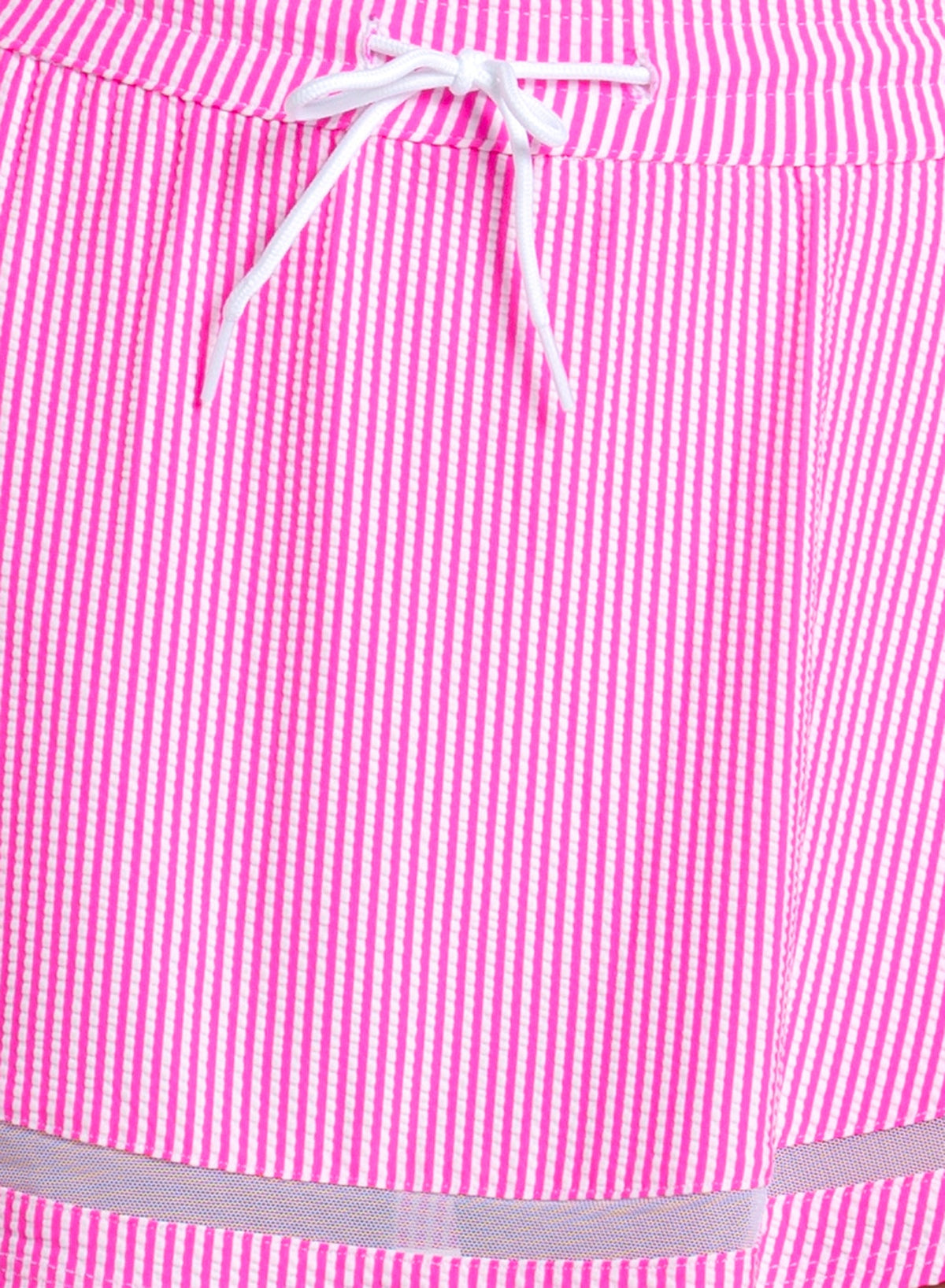 Lucky In Love High Waist Seersucker Skirt