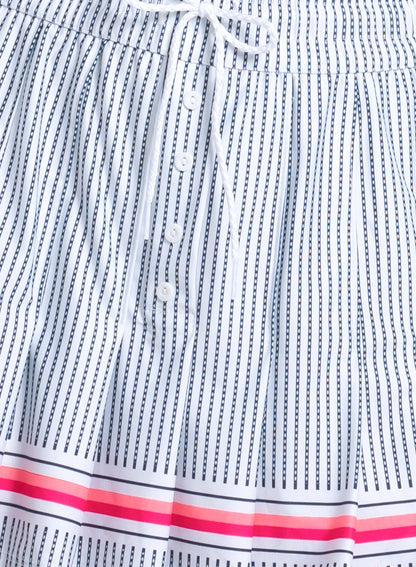 Lucky In Love High Waisted Glow Stripe Skirt