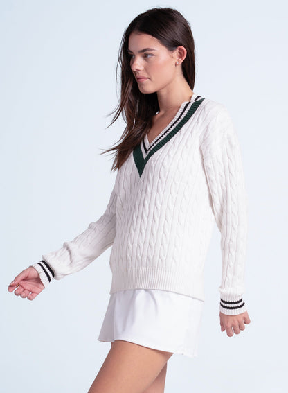 Lucky In Love Legacy Court Sweater