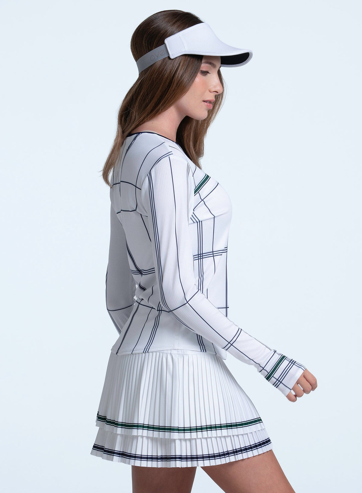 Lucky In Love Preppy Love Plaid Long Sleeve