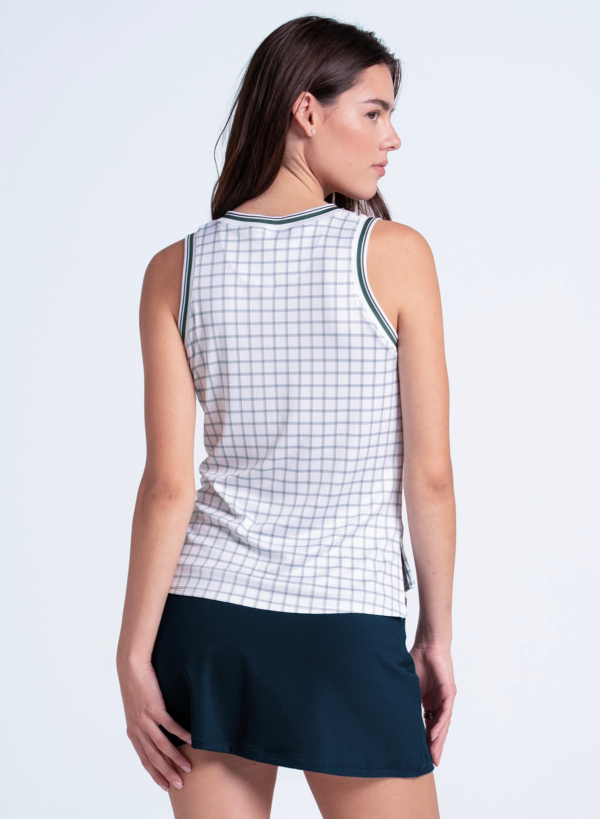 Lucky In Love Preppy Please Plaid Tank