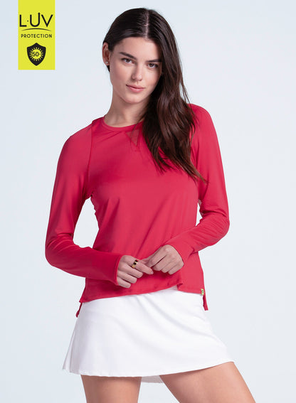 Lucky In Love High Low Breezy Long Sleeve