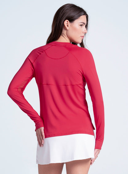 Lucky In Love High Low Breezy Long Sleeve