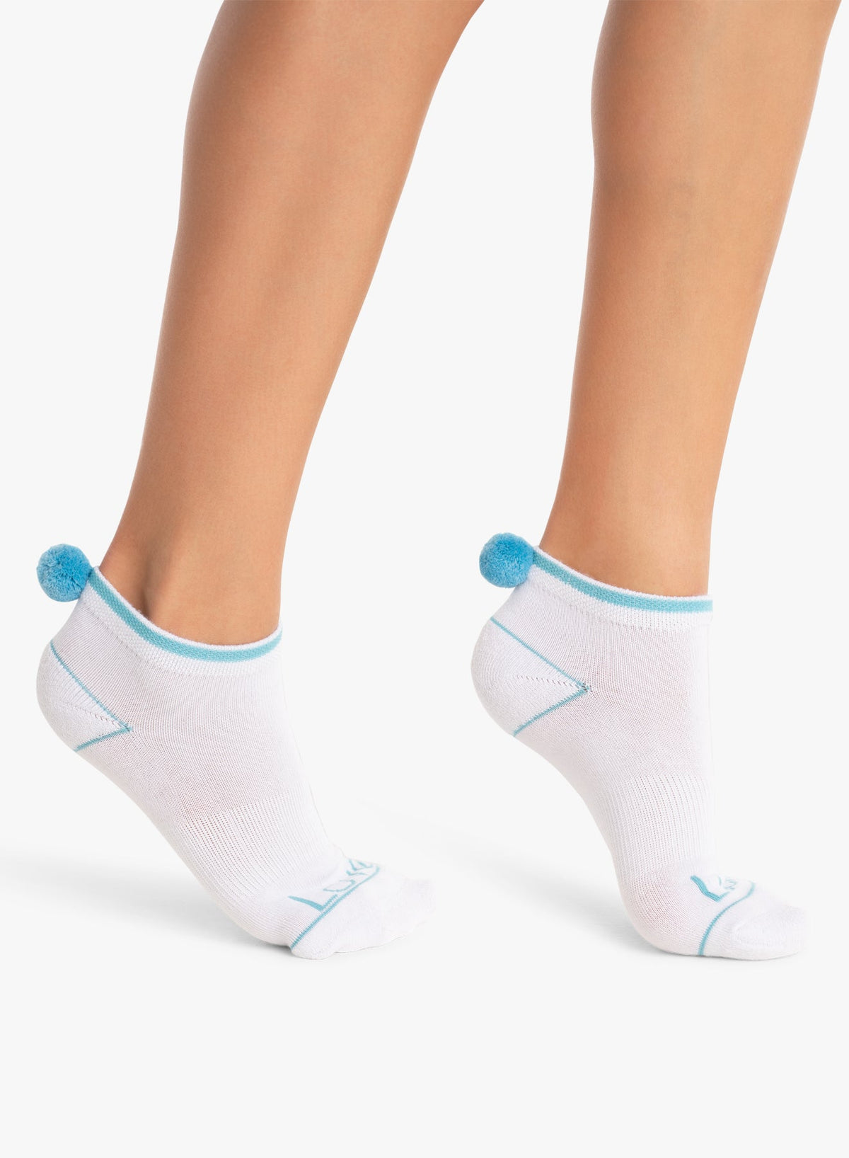 Lucky In Love Lucky Pom Low Cut Socks