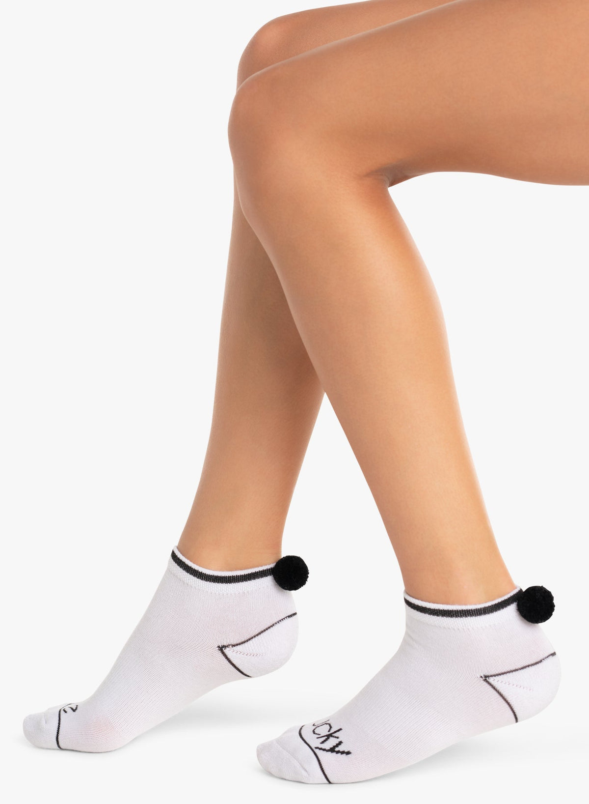 Lucky In Love Lucky Pom Low Cut Socks