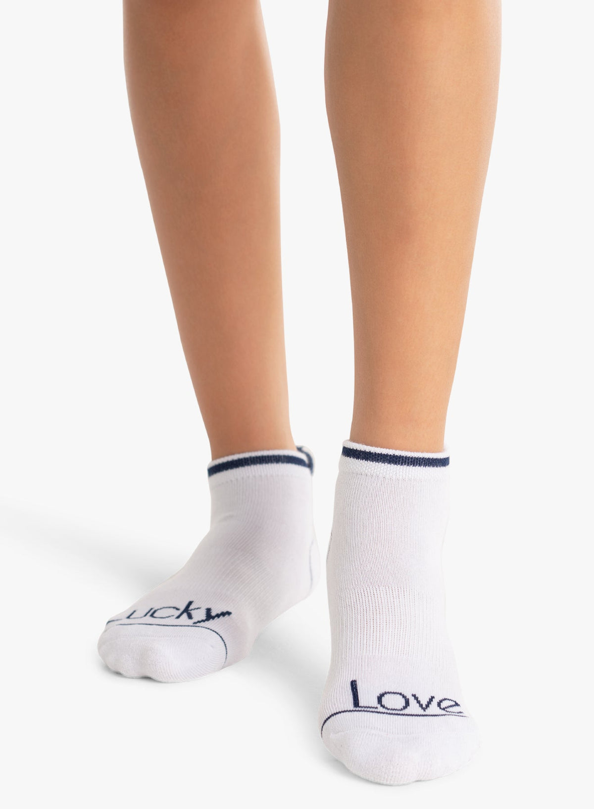 Lucky In Love Lucky Pom Low Cut Socks